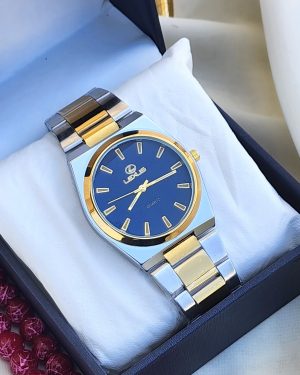 lexus chain watch silver/gold/blue