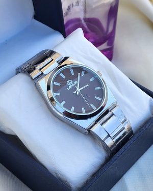 lexus chain watch silver/brown