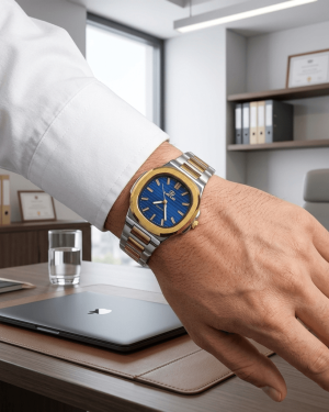 mw0004 lexus chain watch pp series golden/blue