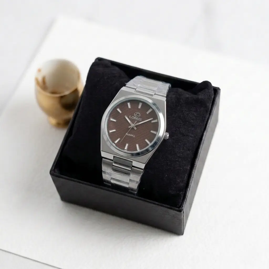 men's classic metal strap watch premium quartz analog wrist watch for men & boys