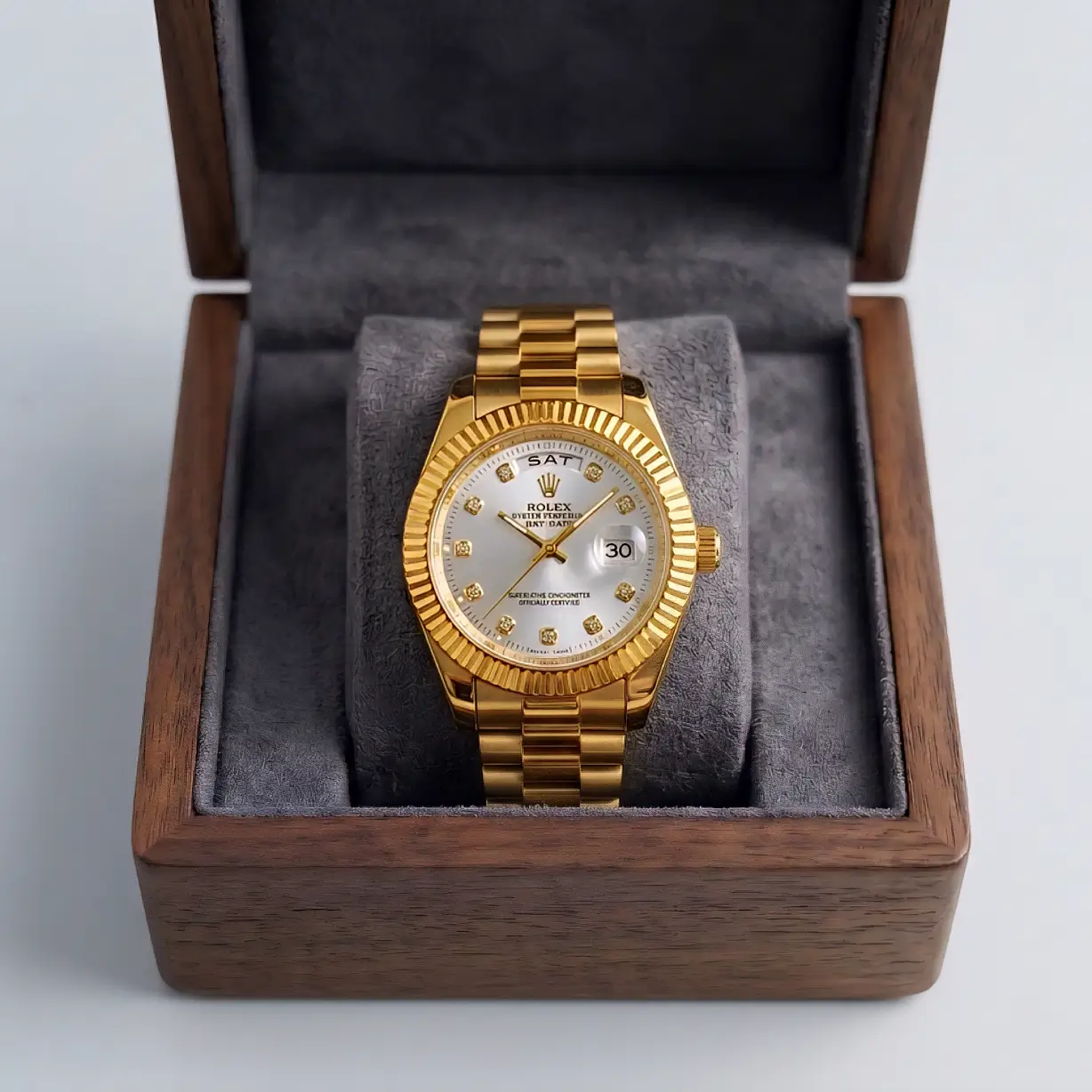 premium men's classic watch with day & date window formal & casual wear premium men's classic watch with day & date window formal & casual wear